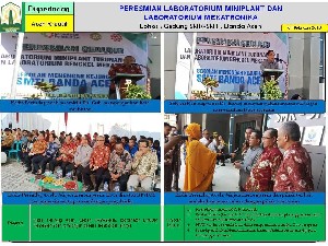 Peresmian Laboratorium Mini Plant dan Mekatronika